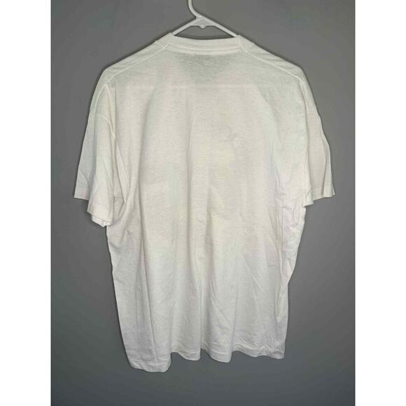 VTG BEST Fruit of the Loom GROOM 95 Single Stitch V-Neck Short Sleeve T-Shirt XL - Picture 4 of 6